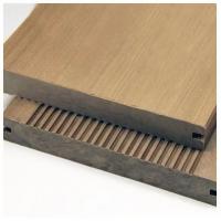 China Anti Corrosion WPC Solid Decking Hdpe Wood Composite 150 X 25mm on sale