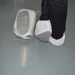 Non Woven Disposable Shoe Cover Anti Dust Black For Hospital