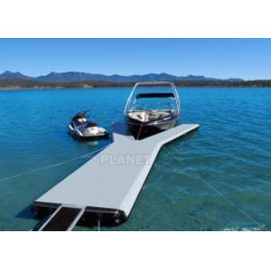 Outdoor PVC Inflatable Pontoon Dock Heavy Duty Floating Platform