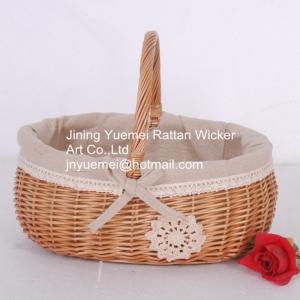China wicker basket willow baskets storage baskets Cheristmas basket wicker bread basket supplier
