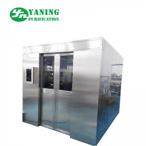 Automatic Control Air Shower Pass Gate with Facial Fingerprint Reader for class 10000 clean room