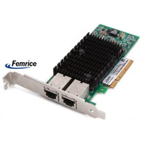 China Femrice 100/1000/10000Mbps Dual Port Gigabit Ethernet PCIe x8 Server Adapter Intel X540 RJ45 Slots Network Controller supplier