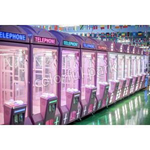 China Toy Story Key Master Arcade , CE Telephone Claw Machine With Single Claw supplier