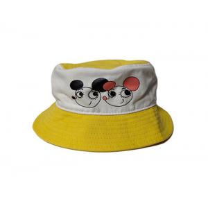 Hot Sales ACE Kids Boys Girls Custom Silk Print Cartoon Cute Logo Soft Cotton Bucket Fisherman Cap