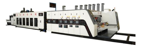 Computerized Flexo Printer Slotter Die Cutter Folder Gluer Carton Making Machine