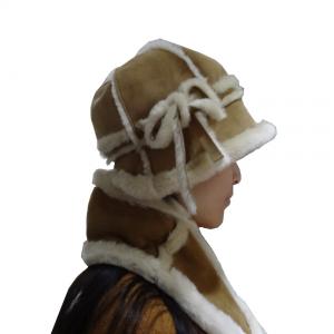 China Keep Warm Australian Shearling Womens Hat Gloves Scarf Set Sheepskin Double Face supplier