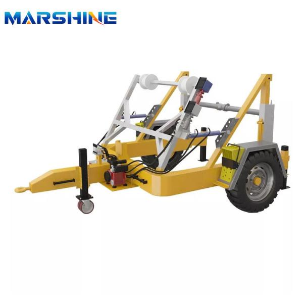 Mechanical Wire Spool Cable Drum Trailer For Hauling Pulling Lifting