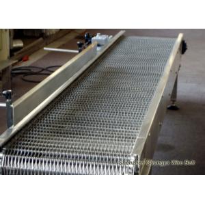 China Stainless Steel 304 Flexible Conveyor Belt Mesh For Washing Good Transparency wholesale