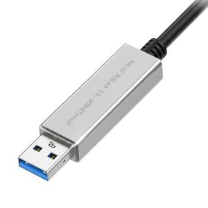 USB 3.0 Type-c Interface Type Fiber Optic Cable Adapter for SATA III 2.5" HDD Fast Data Transfer and Speed Performance