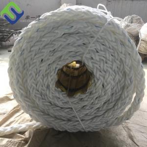 China 64mm 8 Strand PP Rope Marine Towing Polypropylene Floating Mooring Lines supplier