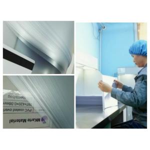 China Water Based PVC Card Material Overlay For Laminating With Conventional Ink supplier