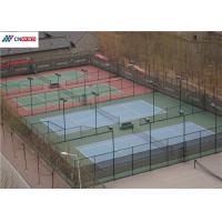 China Silicon Polyrethane Tennis Court Flooring Cushion Elastic on sale