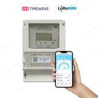 China LoRaWAN Voltage Current Power Energy Meter RS485 Communication Three Phase on sale
