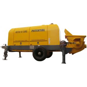 China Diesel Stationary Concrete Pump 6400*2160*2800mm 500L Oil Tank Customized Color supplier