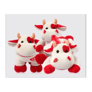 China Cute Redbull Milka-Cow Stuffed Plush Toy For Promotion Gifts , Soft Toys for Collection supplier