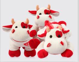 Cute Redbull Milka-Cow Stuffed Plush Toy For Promotion Gifts , Soft Toys for