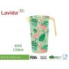 Tropical Nature Style Bamboo Water Jug Shatter Proof Recycled Material Beverage