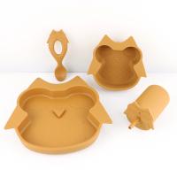 China 4 Pieces Silicone Bowl Set Non Toxic BPA Free Microwave Baby Dishes on sale
