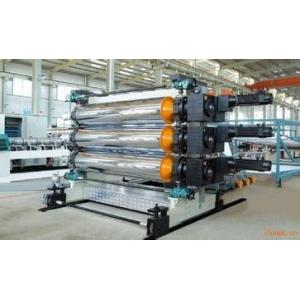 PP PC Plastic Hollow Grid Sheet Plastic Board Extrusion Line With Single Sscrew Extruder