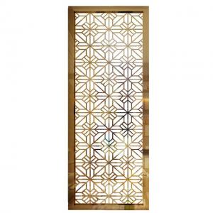 Home Decorative Metal Folding Screen Room Divider 201 304 Stainless Steel