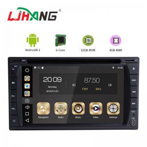 China Multipoint Screen Double Din Dvd Player , PX6  8core Android Car Dvd Player Gps Navigation supplier