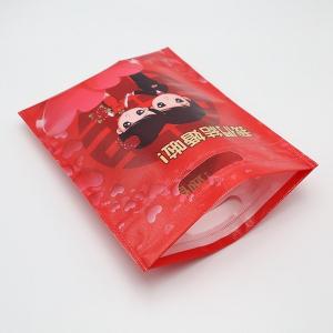 China factory supply with  lamination wedding foldable d-cut non woven gift bag supplier
