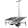 Mobile Solar Light Tower Mast 7m / 8m / 9m Construction Light Tower Trailer Light Tower