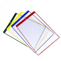 China Transparent PVC Wall Mounted Document Holder Magnetic Pocket Folders PH01 Dustproof on sale