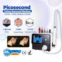 China 4 Wave Picosecond Laser Pigmentation Removal Machine For All Colors Tattoo on sale