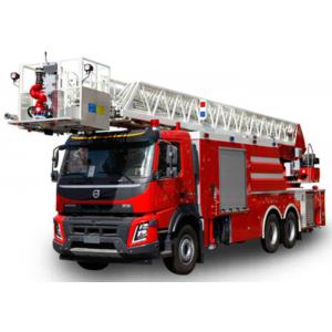 China Volvo 42m Rescue Aerial Ladder Fire Fighting Truck with Water Tank supplier