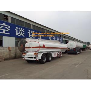 China 2 Axles Oil Fuel Tank Trailer Heavy Duty Semi Trailers Q345 Carbon Steel Material supplier