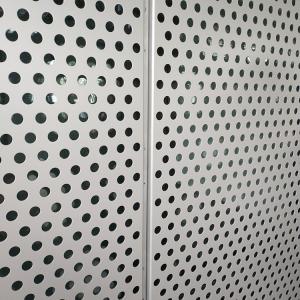 20 Gauge Decorative Round Hole Perforated Metal Mesh Sheet For Balcony