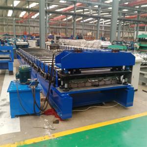 China Pre Painted Steel Galvanized Ibr Roof Panel Roll Forming Machine For Wall Panel supplier