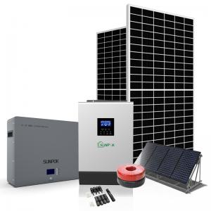 Sunpok solar power energy system 3 Phase 5Kw 8Kw 10Kw 48V solar electric system