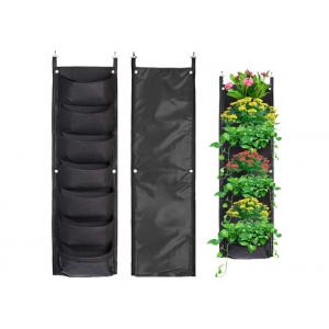 China Vertical Hanging Wall Felt Garden Planter With Roomy Pockets For Herbs Or Flowers supplier