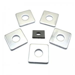 Stainless Steel 50mm Square Washers Size M3-M20 For Construction