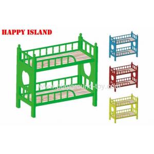 Preschool Furniture Plastic Bunk Bed Nursery Classroom Furniture With Different Color And European Standard