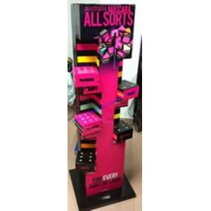 China Mix material  cosmetic display stand for brand marketing supplier supplier