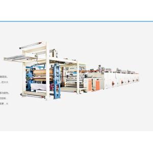 China Máquina de revestimento de matéria têxtil da finalidade 420cm da precisão multi com a corrente horizontal do rolo supplier