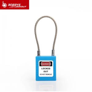China Manufacture Sales Stainless Steel Wire Safety Padlock BD-G43 supplier