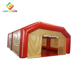 China White Red Pvc Blow Up Event Shelter , Moveable Temporary Outdoor Shelter supplier