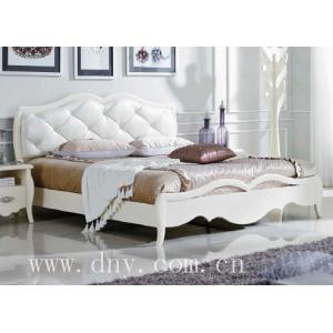 China King size Bed queen size bed double bed, each size wooden bed in bedroom furniture supplier