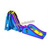 Blue / Yellow Inflatable Water Slide Games Commercial 12 * 4m hippo slide For