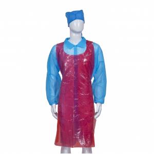 China Oil-Prood Anti-Dust Smooth Or Embossed Surface PE Apron Waterproof Colorful For Kitchen/Factory/Garden supplier
