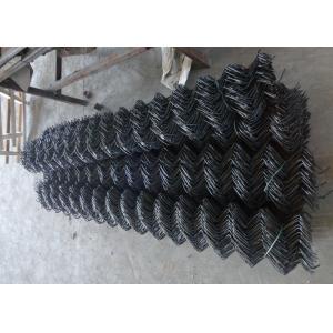 China 50 x 50mm Black Chain Link Fence supplier