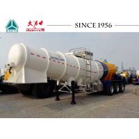 China Heavy Duty 3 Axles Acid Tanker Trailer High Tensile Carbon Steel Body Material on sale