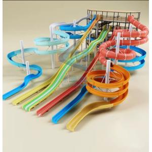 China Commercial Swirly Water Slide Outdoor Spiral Slide Funny Low Maintenance For Leisure wholesale