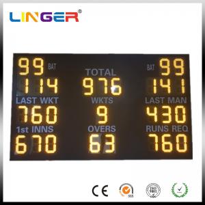 China Large Size Led Cricket Scoreboard For Outside With CE / ROHS Approved wholesale