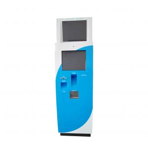 Dual Display Bill Payment Kiosk ITL Smart Payout 17 Inches For Cash Recycler