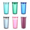 Renewable Push Plate Cup RPS Fresh And Light Lemonade Double-layer Fruit Tea Cup 530ML GRS Certified